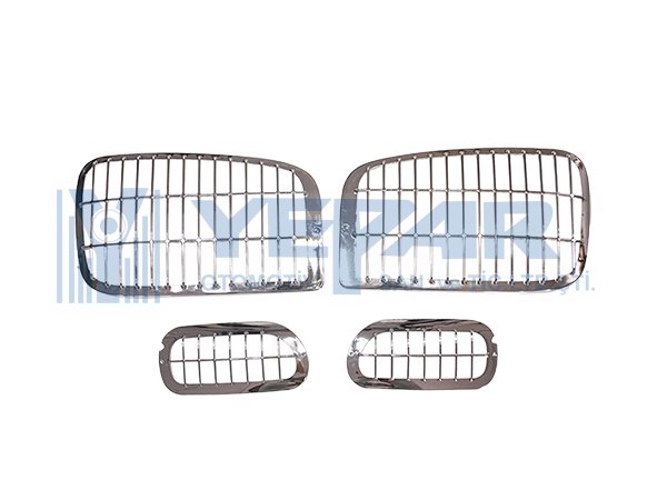 HEADLAMP GRILL PLASTIC AXOR SET  CHROME   - YPR-100.225