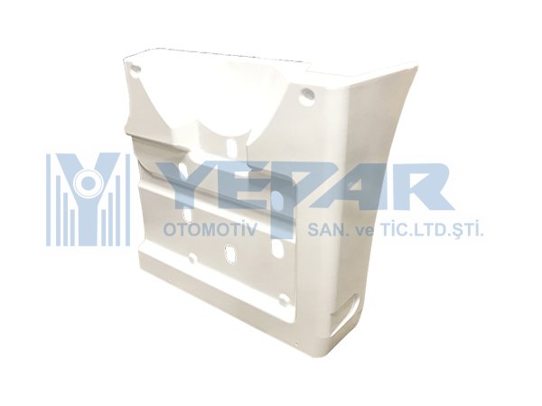 ÖN TEKER ARKA ÇAMURLUK AXOR 1840 SAĞ BEYAZ (FİBER)  - YPR-100.470