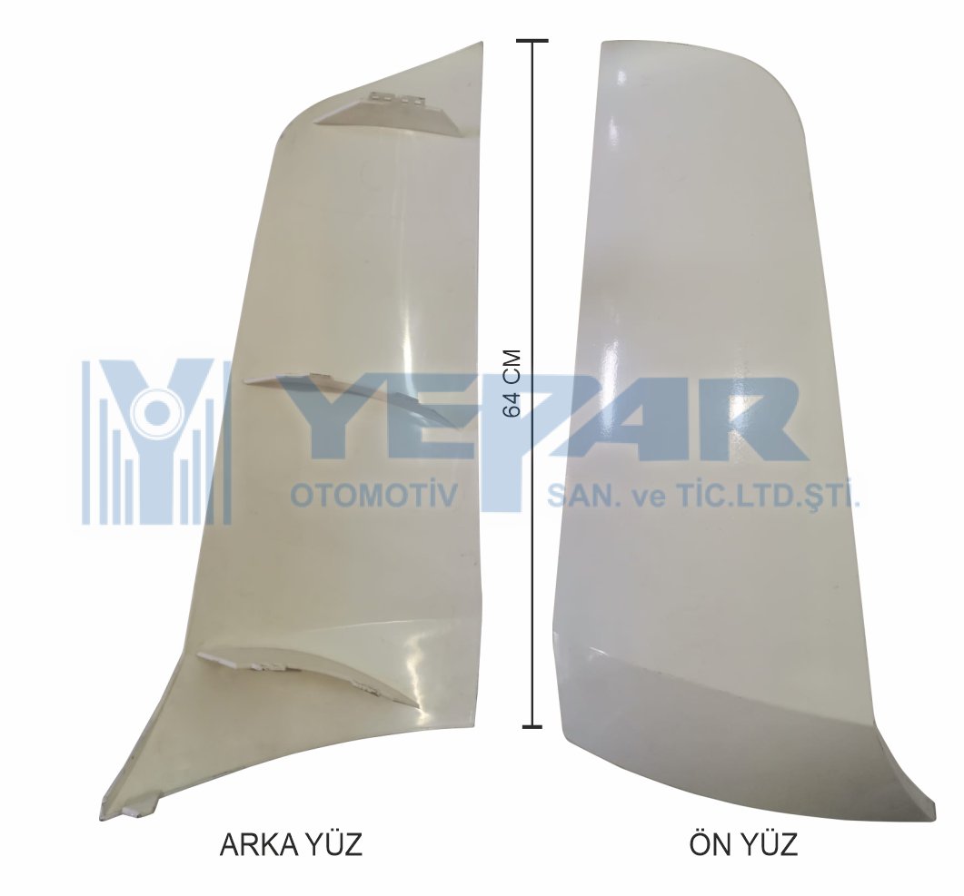 YAN RÜZGARLIK ACTROS MP4 SAĞ DIŞ MEGA (1845/1848/1851)  - YPR-300.653