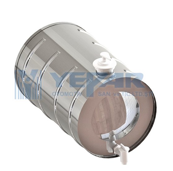 WATER TANK CHROME 90 LITER  - YPR-100.738