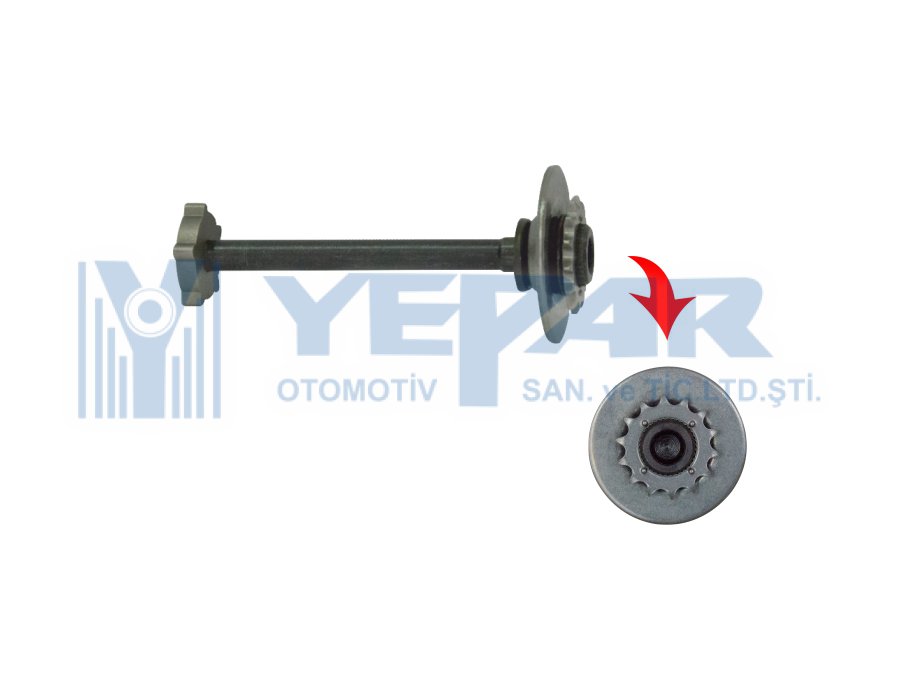 CALIPER ADJUSTING SHAFT (WITHOUT SPRING)  - YPR-11052