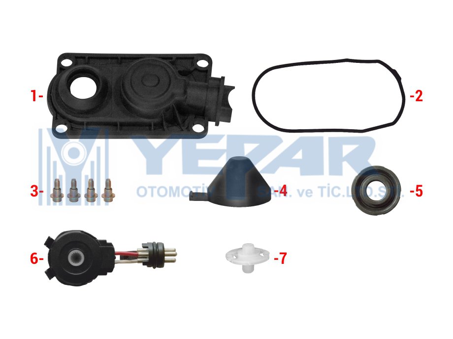 CALIPER PLASTIC COVER (2 CABLES SENSOR)  - YPR-11054