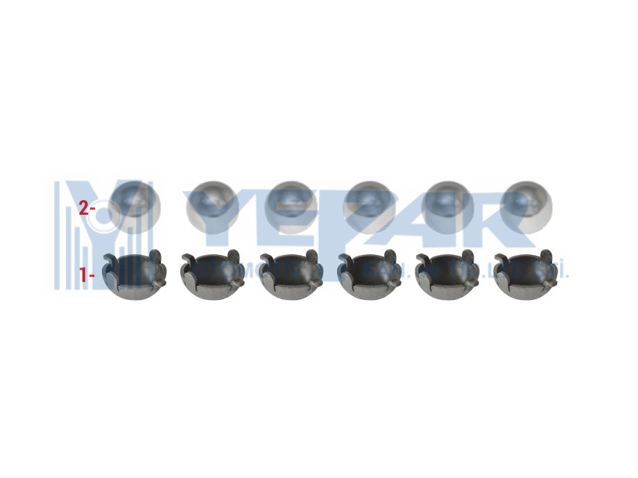 LEVER BUSHES & STEEL BALL KIT  - YPR-11059