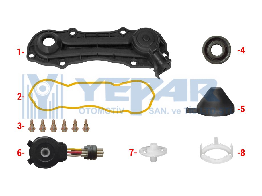 CALIPER PLASTIC COVER (3 CABLES SENSOR - MB)  - YPR-11070