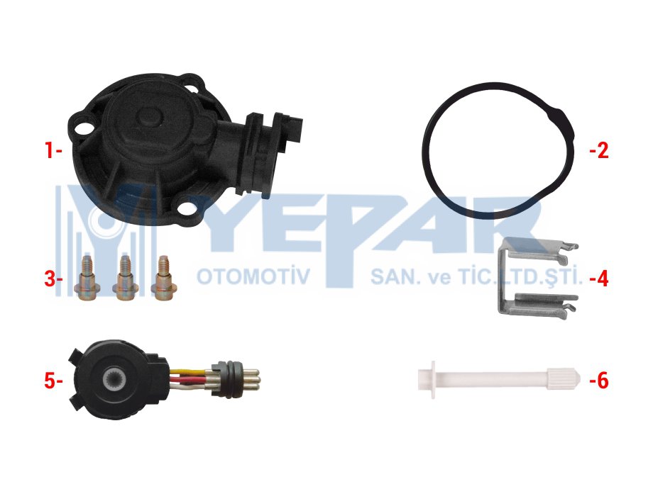 CALIPER PLASTIC COVER (3 CABLES SENSOR - MB)  - YPR-11073