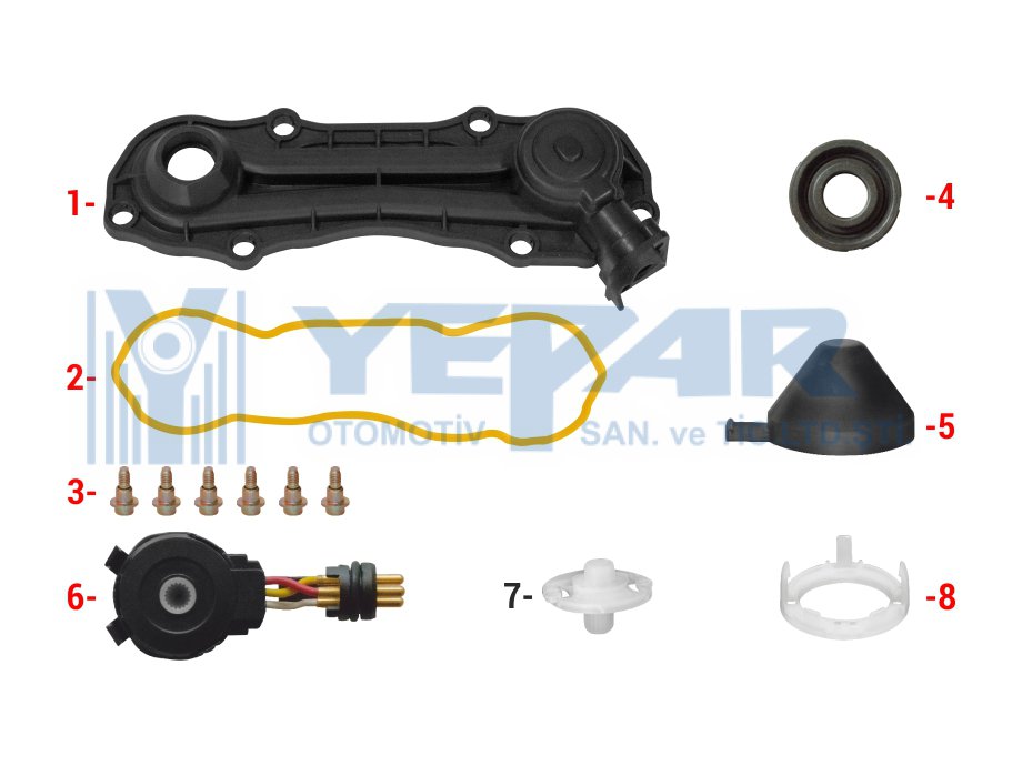 CALIPER PLASTIC COVER (3 CABLES SENSOR MAN TGA)  - YPR-11074