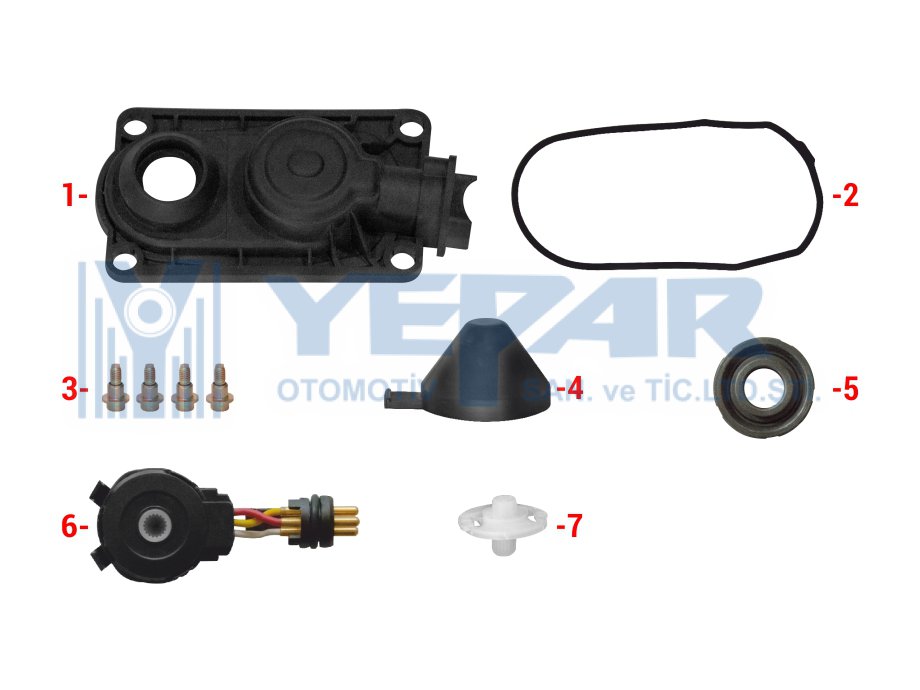 CALIPER PLASTIC COVER (3 CABLES SENSOR -12-180 MAN TGL)  - YPR-11075