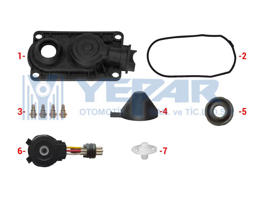 CALIPER PLASTIC COVER (3 CABLES SENSOR- MB)  - YPR-11077