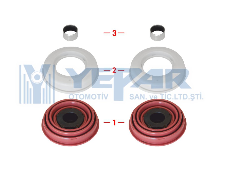 CALIPER PISTON TAPPET & SEALS REPAIR KIT  - YPR-11127